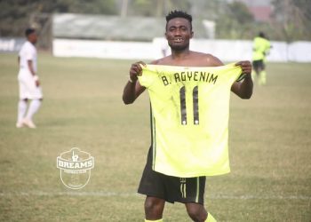 Two-goal hero Agyenim Mensah picks MoTM in Dreams FC win over Aduana Stars