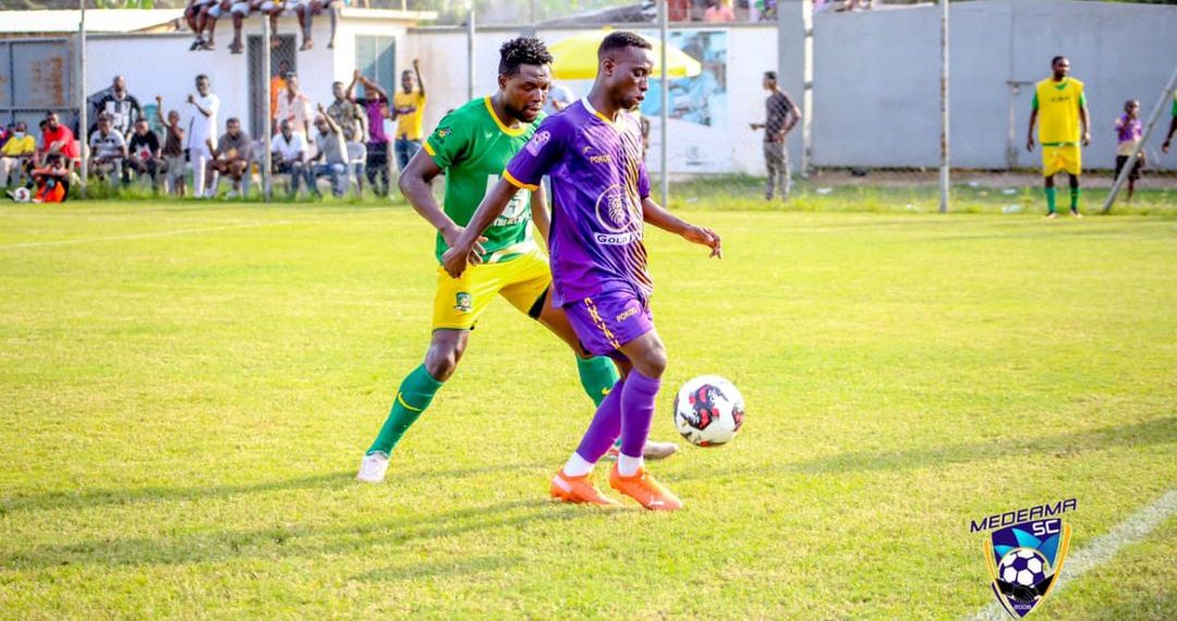 Ebenezer Ackahbi Solitary Strike Hands Medeama Maximum Points Over Struggling Miners