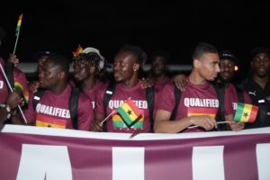VIDEO: Black Stars get heroic welcome after  securing  World Cup qualification