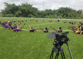 Medeama trains at Dompim astro turf ahead of Western Derby