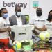 Betway presents warm up kits and training Equipment to GFA for Women’s Football Development