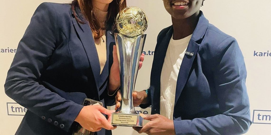 Ernestina Abambila ‘overwhelmed’ by support after wining Polish player of the season