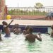 DOL Playoff: Nsoatreman players relax in pool ahead of Tamale city clash