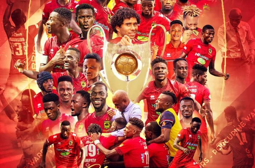 Ghana Premier League: Asante Kotoko Champions of Ghana with 3 games to spare