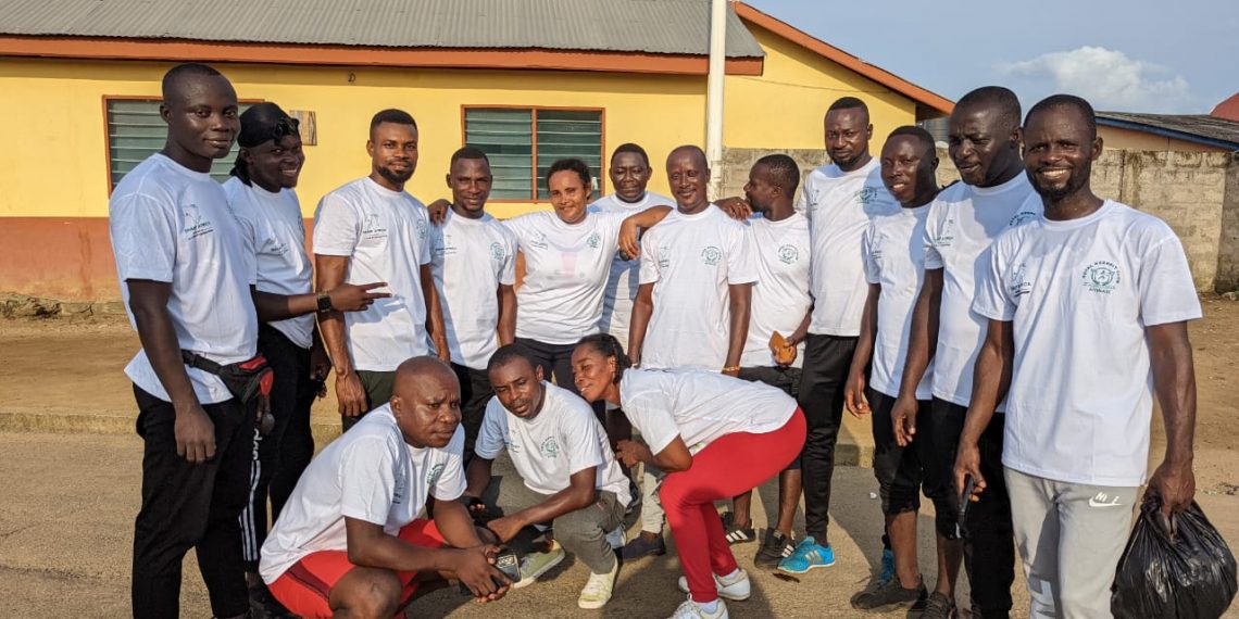 NEWS IN NZEMA: Shaip Africa donates printed T-shirts to Royal Keep Fit Club in Ellembelle