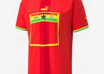 Photos of Black Stars away jersey for 2022 World Cup Leaks
