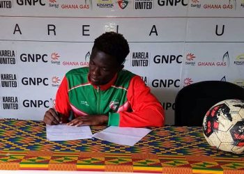 OFFICIAL: Karela United sign former Asante Kotoko striker Evans Adomako