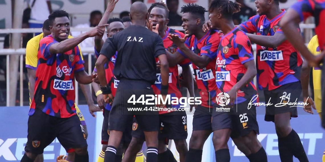 GFA charges Ghana Premier League player for punching referee