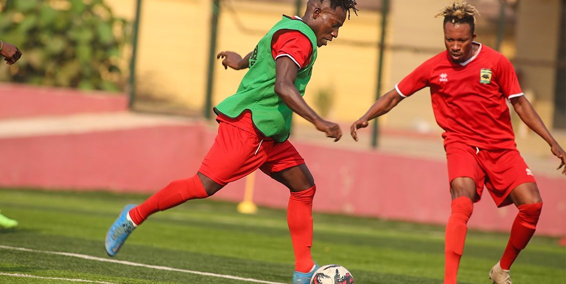 Asante Kotoko trains at Otumfuo park ahead of Karela clash