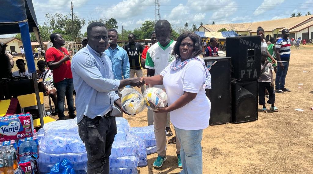 ASBON, Domestics Sports Gh , EFRT, NFK donates to Nzema Sports Federation