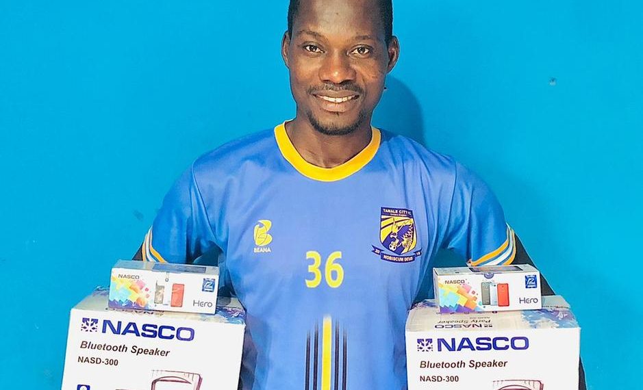Brace hero Sampson Eduku bags MVP award against Hearts of Oak