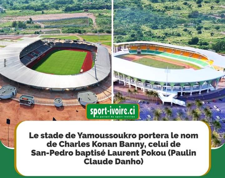 AFCON 2023: Yamoussoukro and San Pedro Stadium get new names