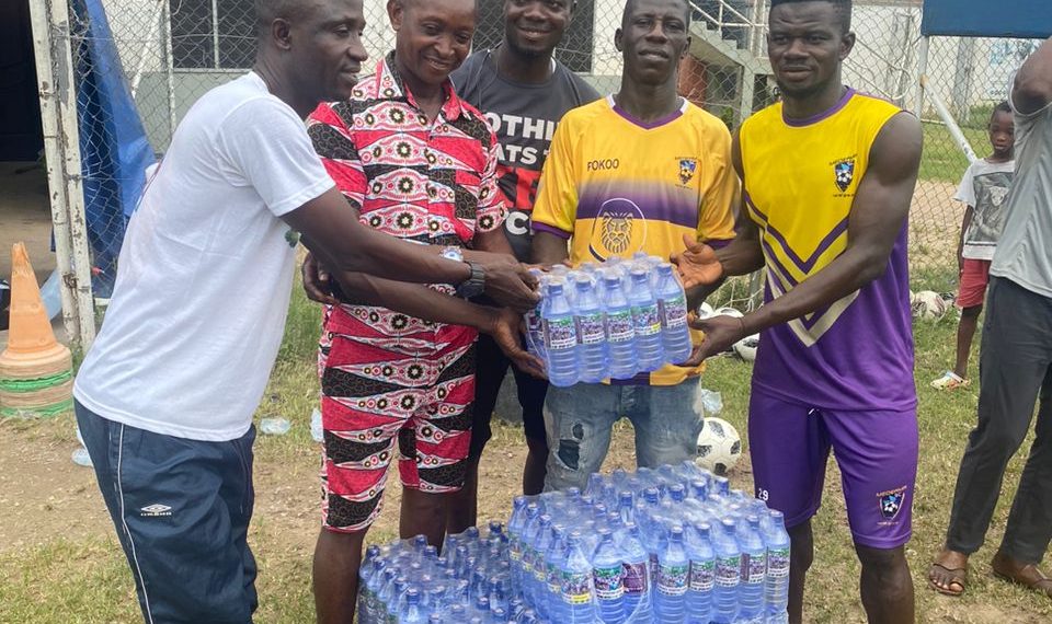 Medeama staunch supporter makes donation to team ahead of Western Derby