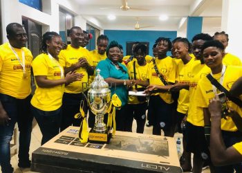 Ampem Darkoa Ladies gifted 10,000 cedis for retaining WPL title