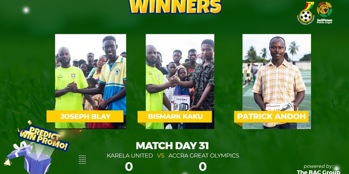 PHOTOS: CAM Park: 3 fans walk home with smiles in BetPawa Premier League Fan Engagement drive