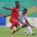 Kotoko’s Sarfo Taylor reacts to his MOTM award in Karela draw