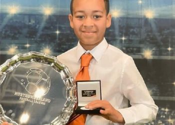 Christian Atsu’s 9-year-old son wins Player of the Year in Northumberland Football League