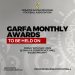 GARFA MONTHLY AWARDS: Comes off May 26