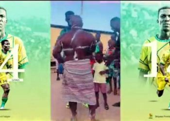 CRAZY SCENE: Abednego Tetteh mobbed by adoring Bibiani GoldStars fans