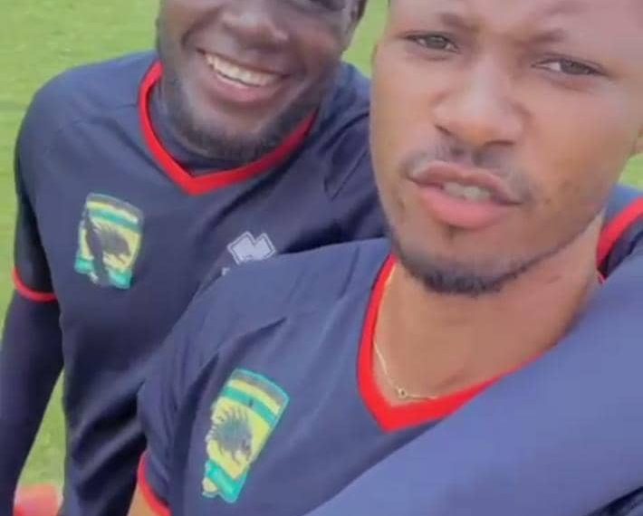 VIDEO: Mfegue, Maxwell Agyemang fires warning to Karela United ahead of Monday’s clash