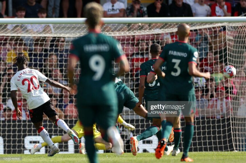 Kamaldeen Sulemana bags brace as relegated Southampton hold Liverpool in thriller