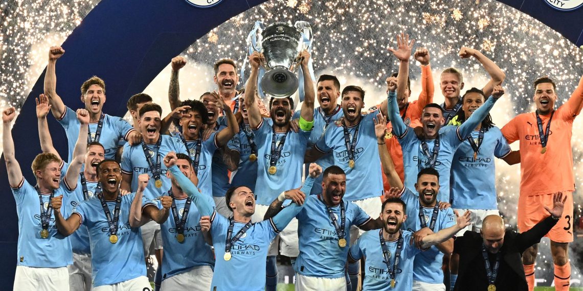 Man City claim treble with Champions League win