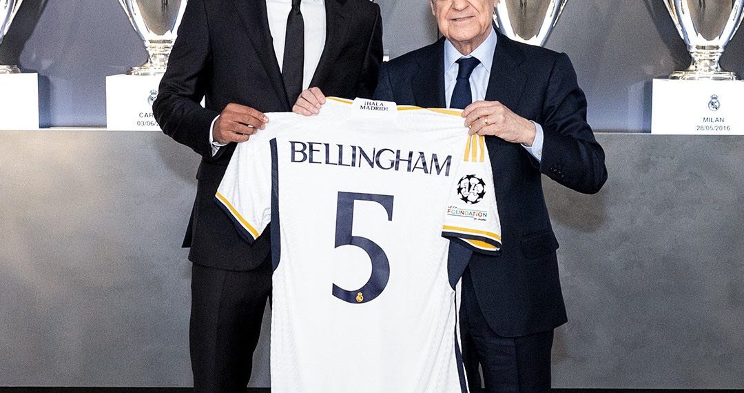 Bellingham unveiled as new Real Madrid player