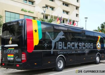 New Black Stars team bus unveiled by GFA