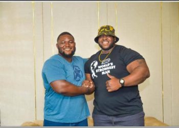 Ghana’s Strongest Contender Meets World’s Strongest Man