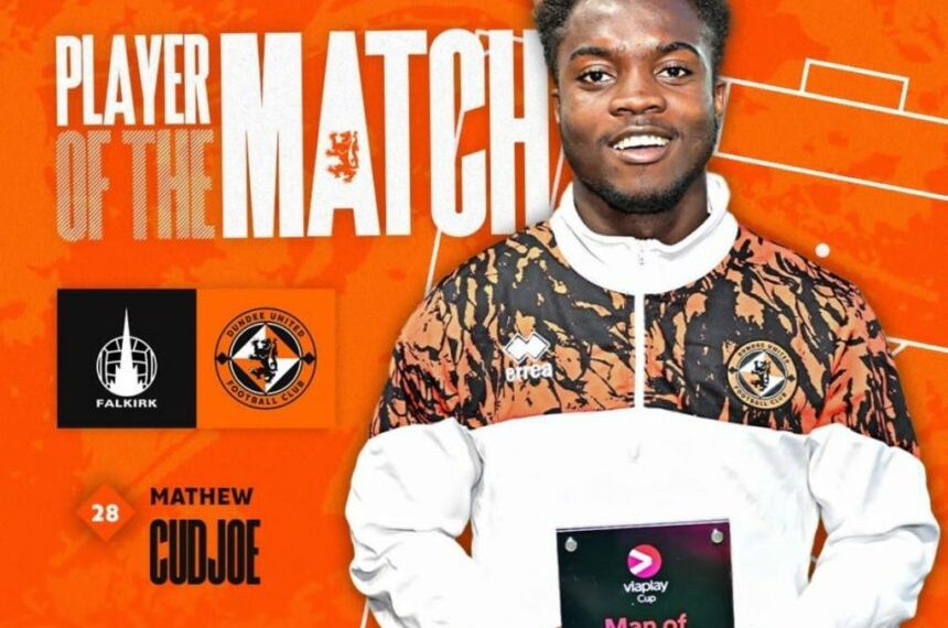 Anim Cudjoe wins MOTM in Scotland with Dundee