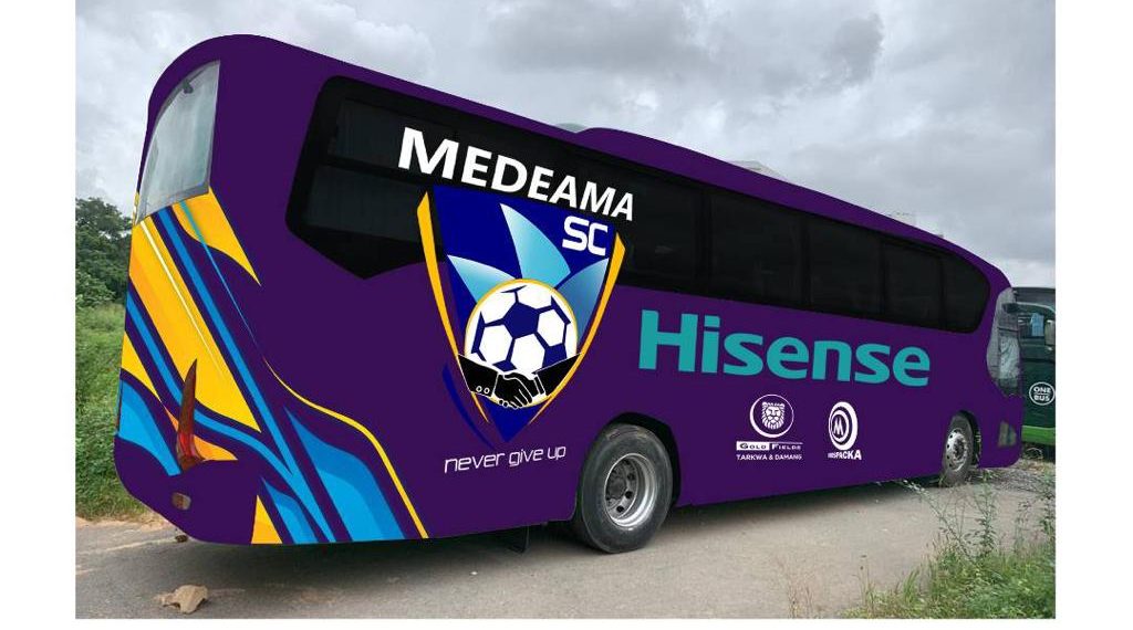 Medeama SC have acquired new bus ahead of the 2023/24 season