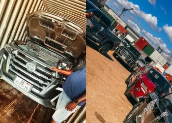 PHOTOS: Fleet of vehicles returns home after epic Accra-to-London expedition