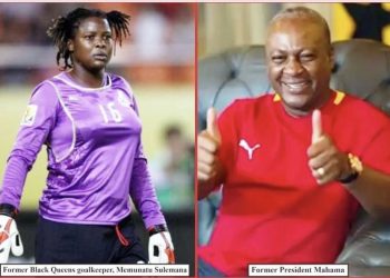 John Mahama gives ex-Black Queens goalkeeper Memunatu Sulemana fully furnished bedroom apartment