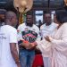 PHOTOS: How boxer Freezy MacBones was received by Ghanaians