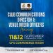 Club Communications Directors & Venue Media officers to attend training workshop