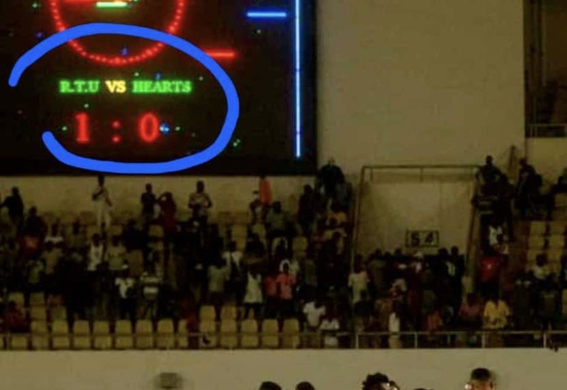 HISTORIC: Owusu Afriyie scores first goal of 2023/24 GPL season as RTU beat Hearts 1-0