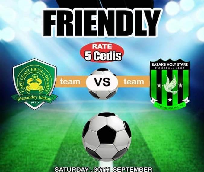 Dwarfs to clash with zonal rivals Holy Stars in a friendly match