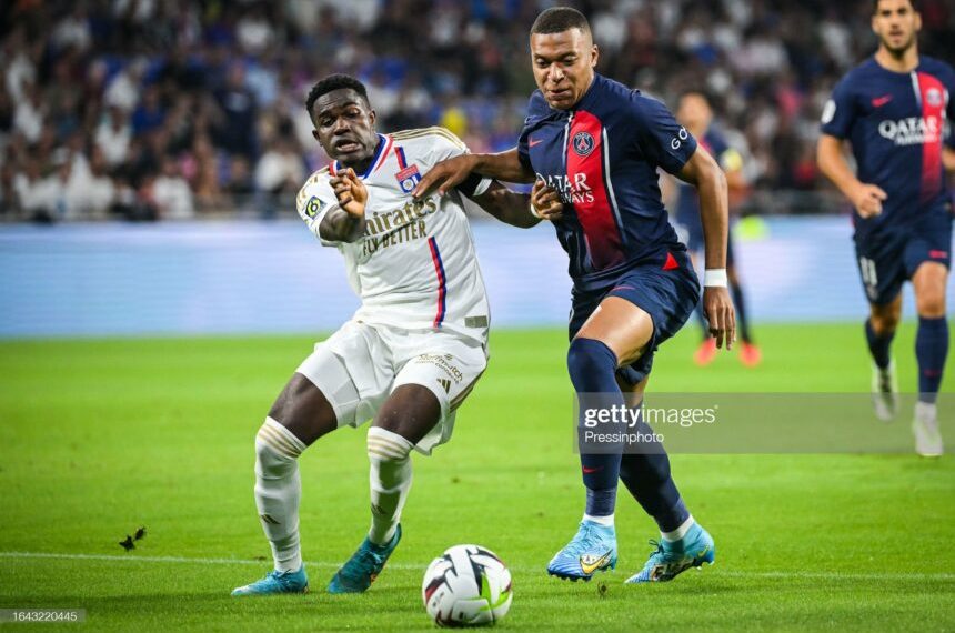 LIGUE 1: Ernest Nuamah debuts for Lyon as Mbappe dominates in PSG win