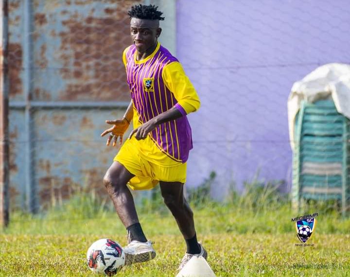 Medeama’s Akese Akese returns to training after long injury layoff