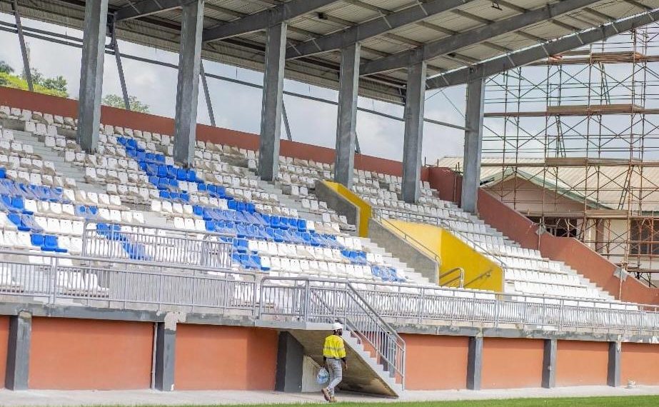Latest pictures of Tarkwa T & A stadium