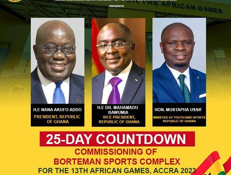 President Akufo-Addo to commission Borteyman Sports Complex Today
