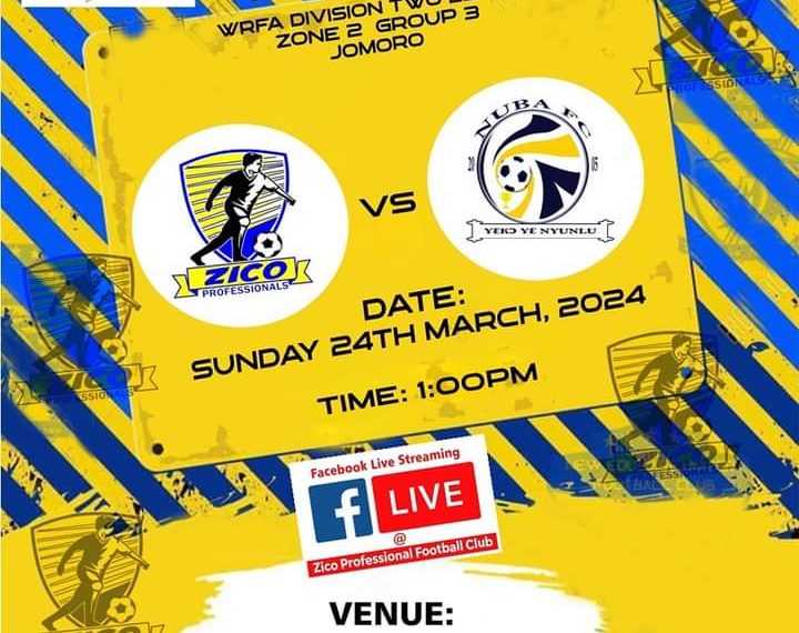 Division Two: Zico Profs, Nuba FC battle for Supremacy in Jomoro derby