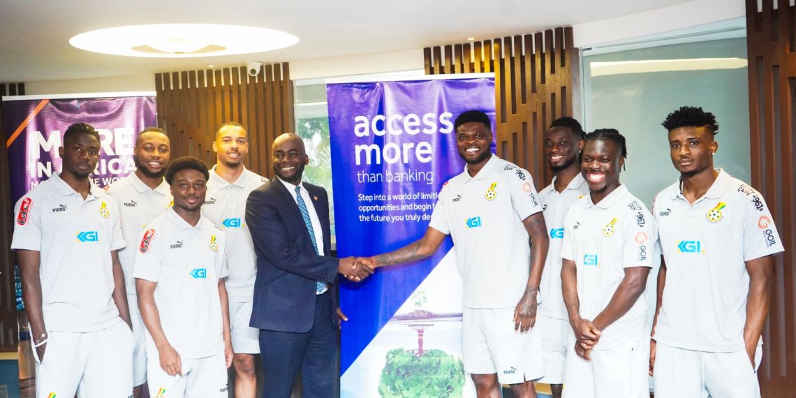 Black Stars visit headquarters of Access Bank in Accra ahead of World Cup Qualifiers