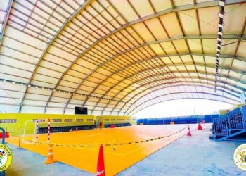 REVEALED: 145 million Dollar Borteyman Sports Complex hosts church service [VIDEO]
