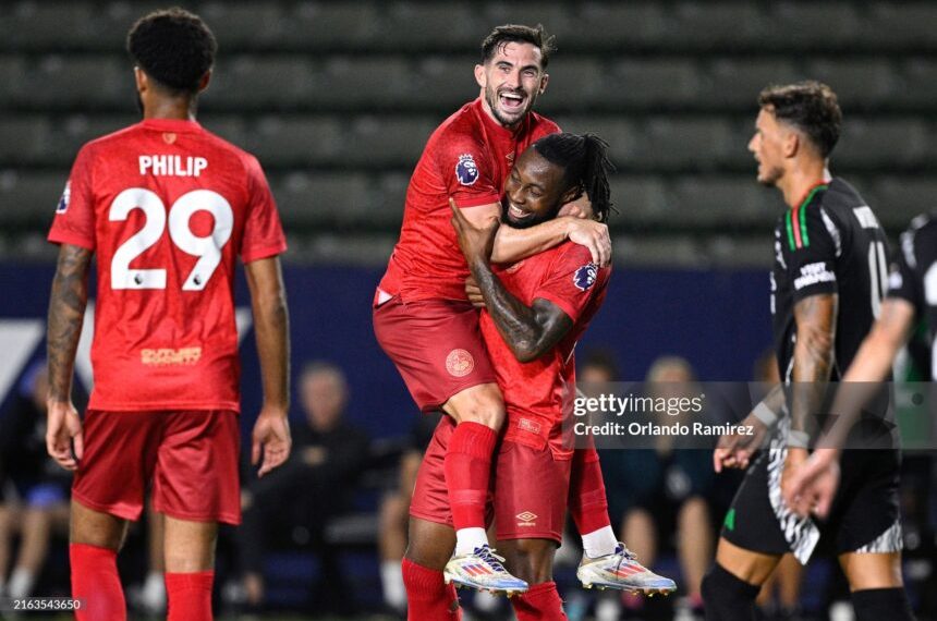 Semenyo strike not enough as Arsenal win on penalties