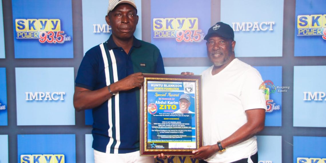 Kuntu Blankson Sports Foundation honor coach Karim Zito with ‘Special Achievement Award