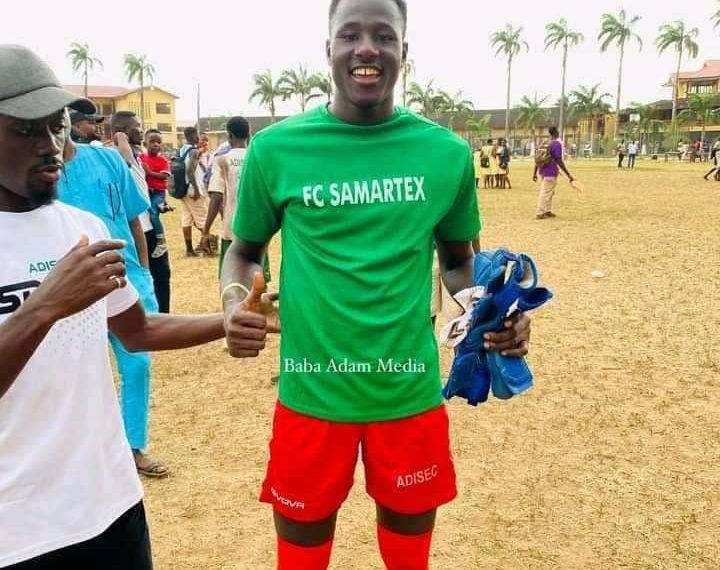 Samartex Goalkeeper Shaibu Rafique Wins Western Region Super Zonals Football Competition