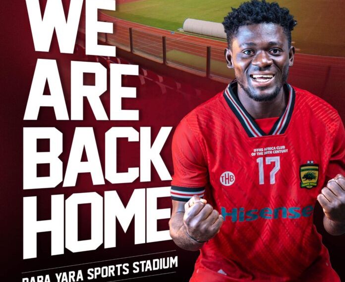 Asante Kotoko confirms Baba Yara Stadium return after renovation works