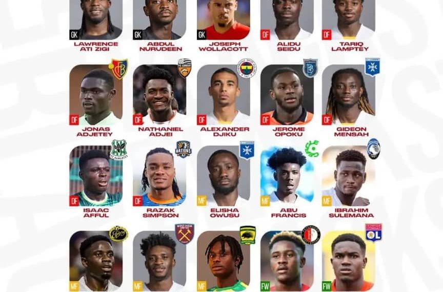 JUST IN: Otto Addo names 25-man squad for AFCON qualifiers against Angola and Niger