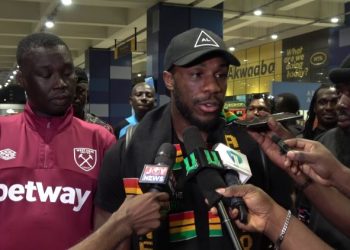 West Ham’s Michail Antonio arrives in Ghana for the first time to support Samba Stars Academy